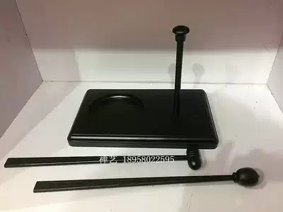 (Zen Art) Solid wood floor clock base Bell Wood fish base bracket imported Bell Emperor Bell solid wood shelf