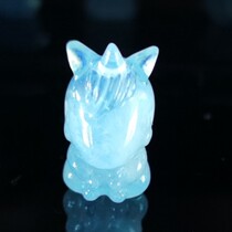 Customized link Aquamarine Turquoise Crystal Agate Jade Ice Floating Unicorn Elf Hetian Jade Tourmaline