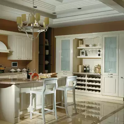 Gold? Car paint European style Aegean 1 iron gray gold hanging cabinet