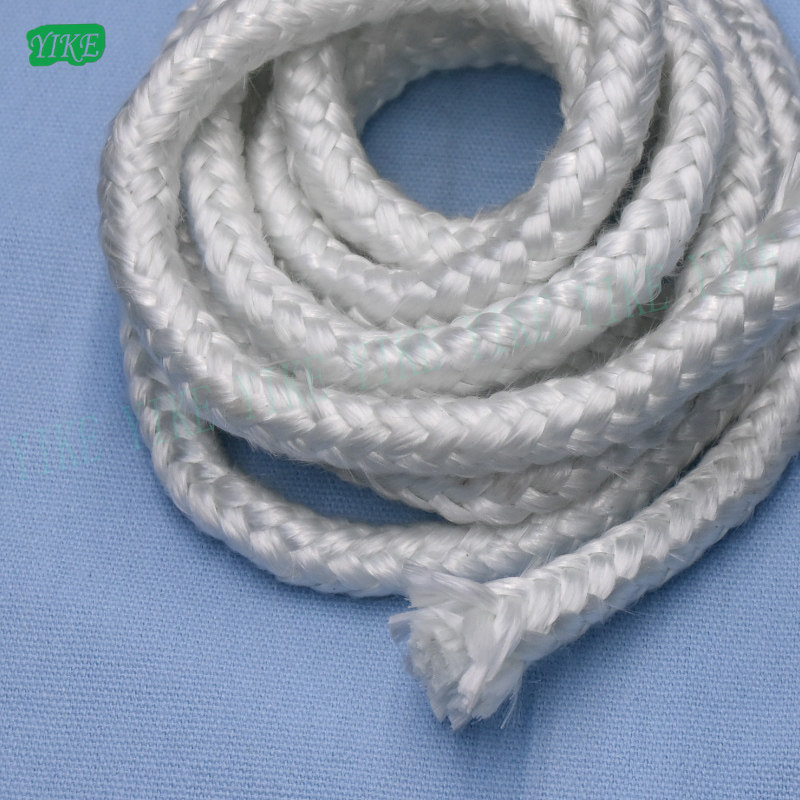 Fireproof rope fibreglass rope high temperature resistant and heat insulation rope planting water guide anti-corrosive rope boiler door slit sealing rope