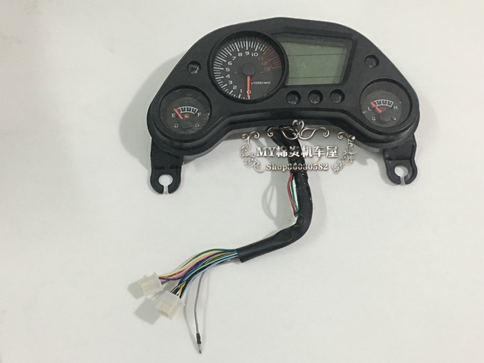 Đường đua Xinling đường chân trời phụ kiện lắp ráp dụng cụ xe máy Jinjie 150 LCD xe thể thao - Power Meter đồng hồ xe dream điện tử