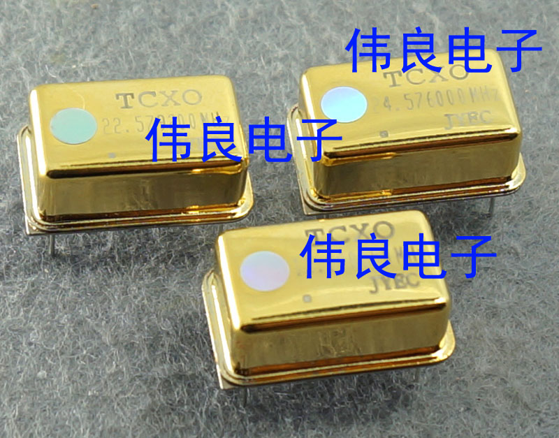 Gold-plated temperature-compensated crystal oscillator TCXO 0 1ppm 24 576M 22 5792M 100M 80M 16 9344M