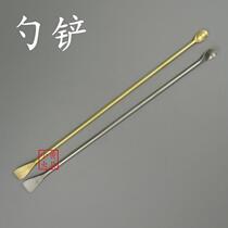 Brass stainless steel spoon shovel Cricket feeding cleaning tool Boutique Cricket utensils
