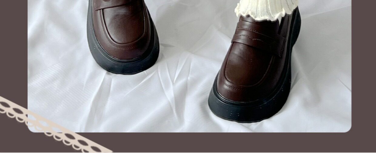 白色jk袜子女中筒袜保暖针织袜套秋冬日系堆堆袜亚文化小腿套辣妹详情4