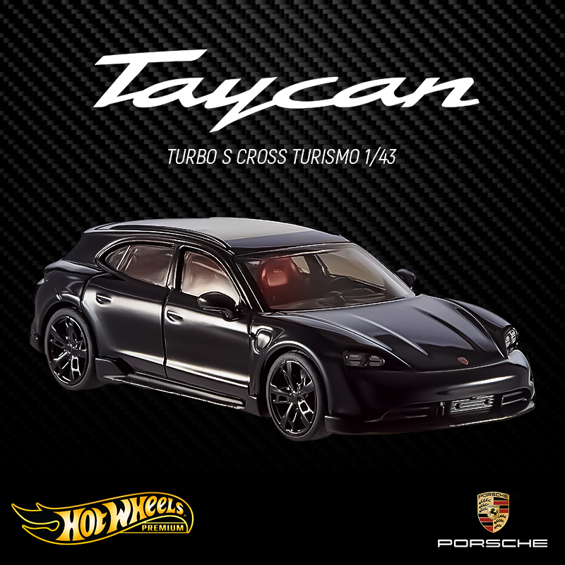 Free Shipping Hotwheels Hot Wheels Car Culture Collectible Porsche Taycan Turbo S