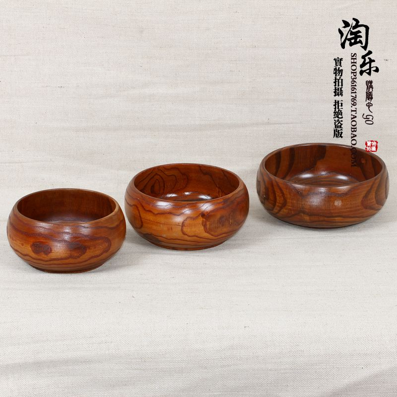 Táo tàu bát gỗ hibiscus bát bé bát cơm xanh sáng tạo cách sữa trà nghi lễ khay gỗ - Tấm đĩa gỗ
