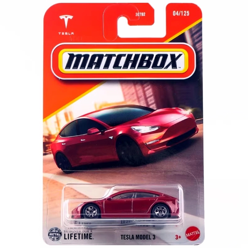 Tesla Model 3 Matchbox Alloy Sports Car Tesla Model 3