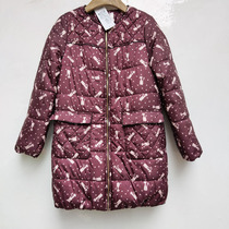 Na autumn and winter brand lady temperament OL commuter wild medium-long coat cotton coat warm cotton clothes N54102D