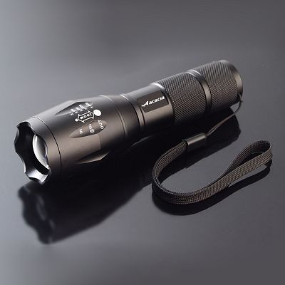Strong light flashlight T6 telescopic zoom flashlight bicycle riding and other riding equipment