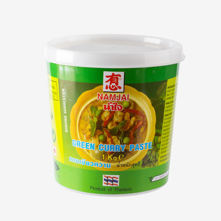 Authentic Thai Heart Brand Green Curry Sauce Tai Style Green Curry Paste Catering 1KG Curry Powder Block Import Seasoning-Taobao