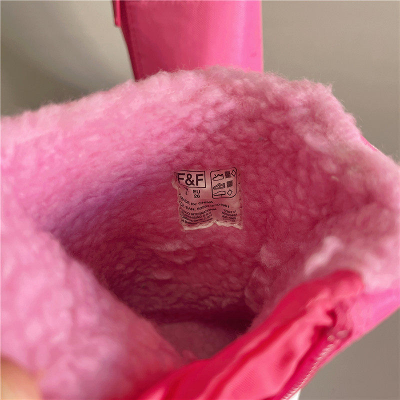 угги f ＆f外贸出口女童儿童男童雪地靴冬季棉靴短靴毛防滑防水轻便-20 Wutababy