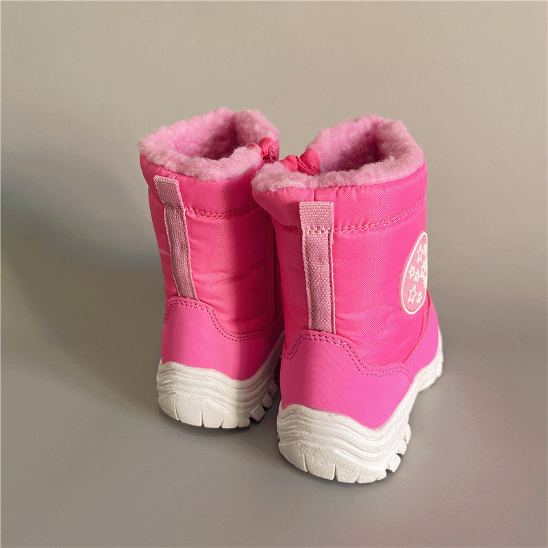 угги f ＆f外贸出口女童儿童男童雪地靴冬季棉靴短靴毛防滑防水轻便-20 Wutababy