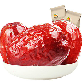 West Domain Beauty Farm Special Grade Red Date 500g Xinjiang special production and field red date dried fruit Jun Zaozao can clip walnut kernel to eat