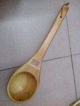 Xihuo sawo wooden bucket accessories wooden ladle for bathing and bathing long-handled wooden spoon for sauna bathing large water spoon