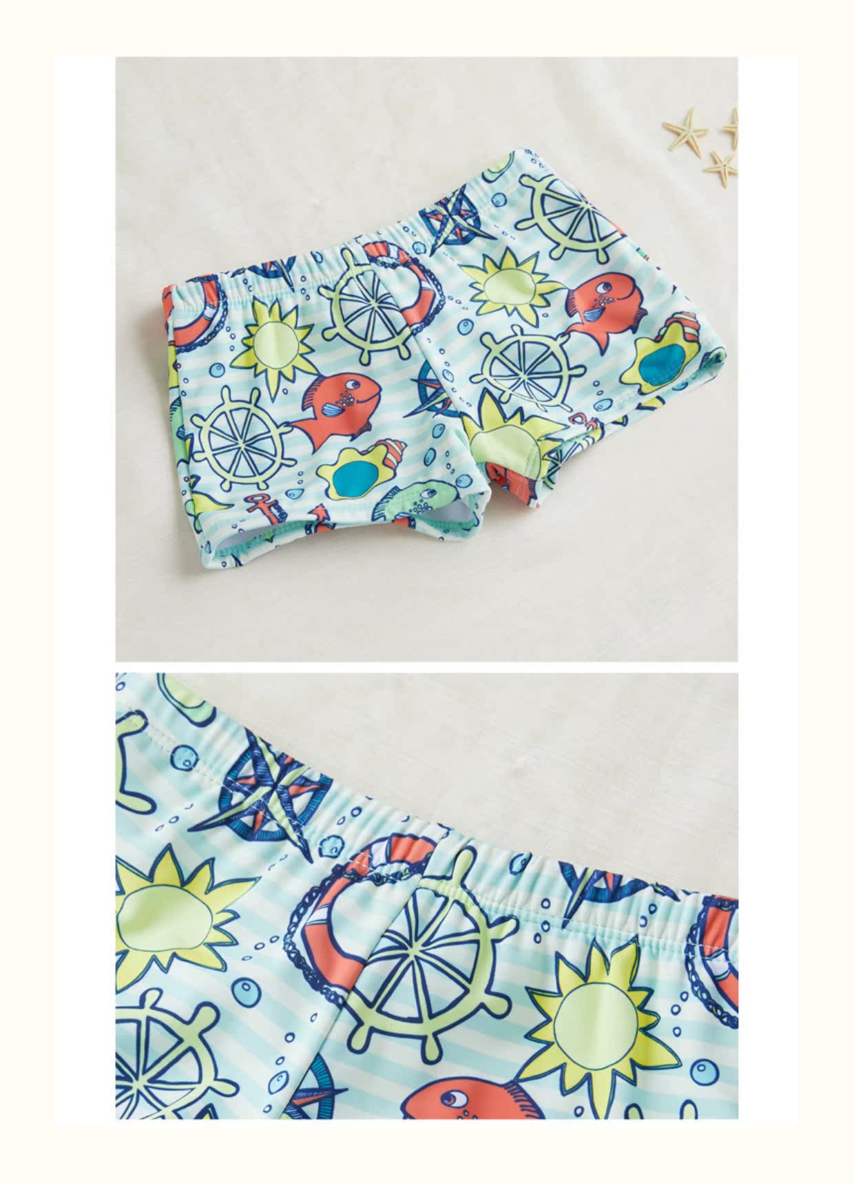 Đồ lót trẻ em Meishan cho bé trai hoạt hình boxer thể thao đồ bơi trẻ em thời trang mới mùa xuân nóng quần học sinh đồ bơi cho be trai