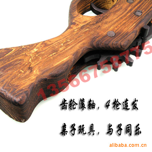 Chơi ban nhạc cao su pistol trẻ em của pistol chương trình đạo cụ bằng gỗ súng bằng gỗ rifle truyền thống đồ chơi đồ chơi trẻ em