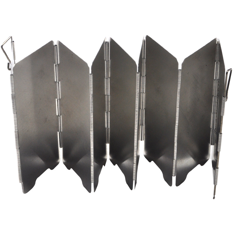 Aluminum alloy outdoor stove head wind shield Field windproof plate stove Wildcamp equipped with 10 pieces of 8 pieces 9 pieces