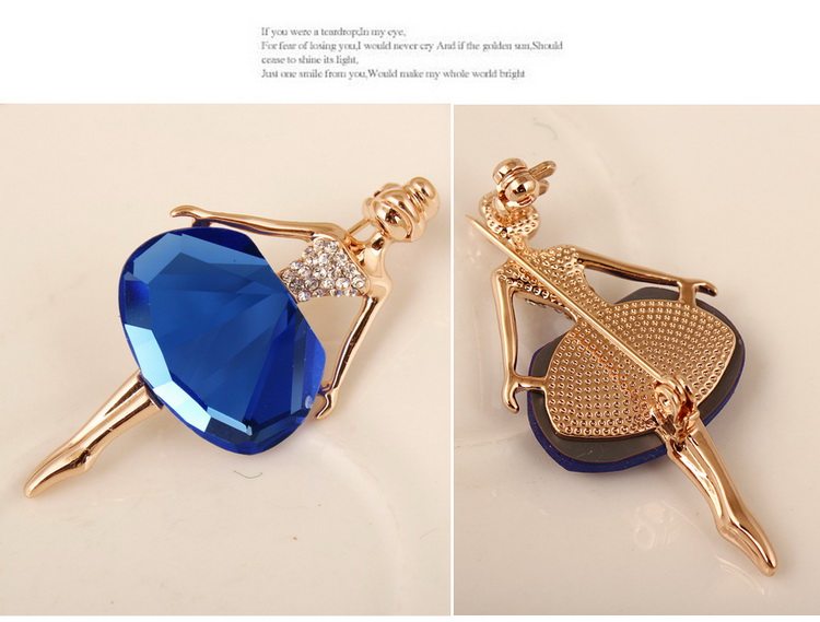 Broche femme en Zircon diamant - Ref 1176430 Image 45