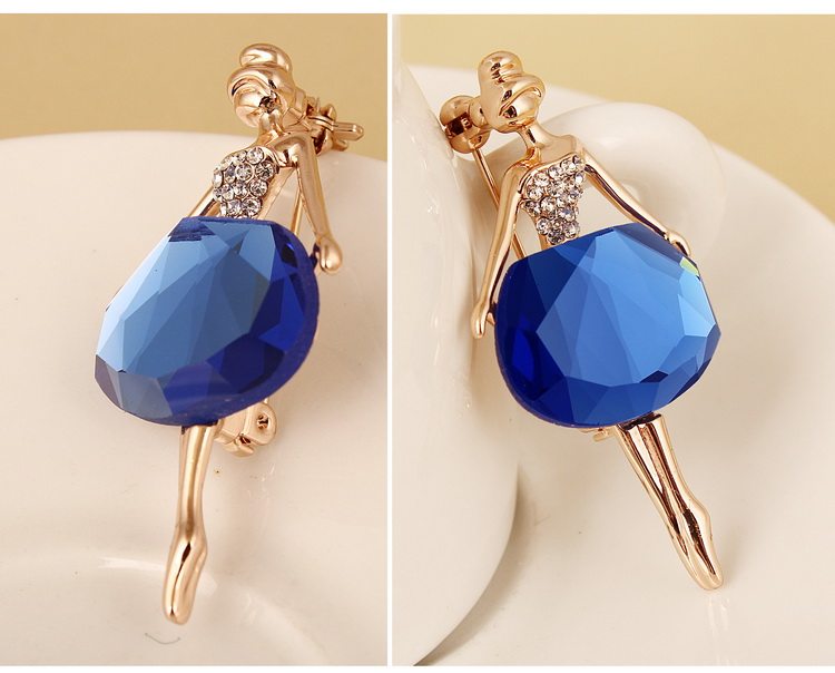 Broche femme en Zircon diamant - Ref 1176430 Image 47