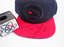 NBA new bracelet Atlanta Hawks Trey Young autographed hat