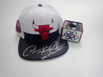 NBA new Chicago Bull six-Crown big worm Rodman autographed hat