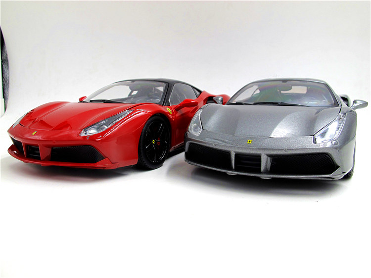 FERRARI 法拉利 488 GTB 比美高1:18 车模仿真车模 合金汽车模型