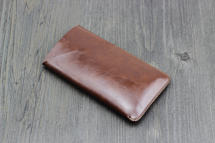 Sony Black Brick Walkman SONY NW-ZX300A MP3 Case Leather Case Túi lưu trữ Handmade Thin - Máy nghe nhạc mp3 