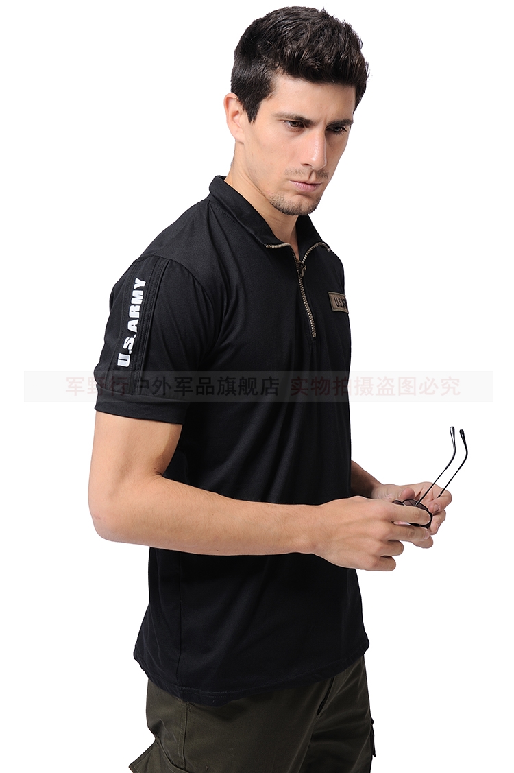 Ngoài trời trang phục người hâm mộ leo núi giản dị ngoài trời 3036 dẫn áo thun cotton ngắn tay áo thun nam - Những người đam mê quân sự hàng may mặc / sản phẩm quạt quân đội quan ran ri nu