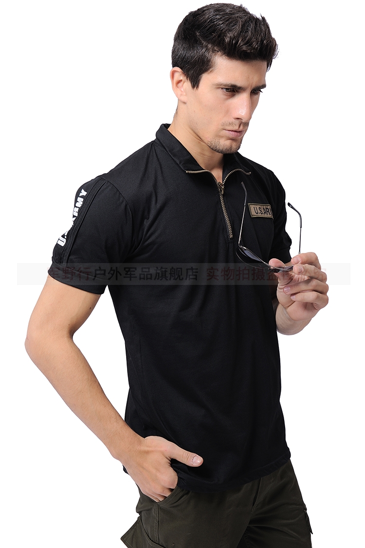 Ngoài trời trang phục người hâm mộ leo núi giản dị ngoài trời 3036 dẫn áo thun cotton ngắn tay áo thun nam - Những người đam mê quân sự hàng may mặc / sản phẩm quạt quân đội quan ran ri nu