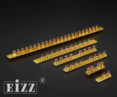 EIZZ custom blue phosphor copper gold-plated shelf frame 23-position shed strip high temperature and high pressure epoxy board