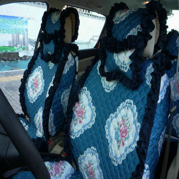 Goddess style pastoral style car seat cushion for all seasons