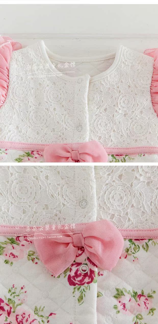 Hộp quà mùa đông cho bé trăng rằm trăm ngày mùa đông clip cotton sơ sinh dày nữ công chúa bộ quà tặng set đồ sơ sinh cho bé trai