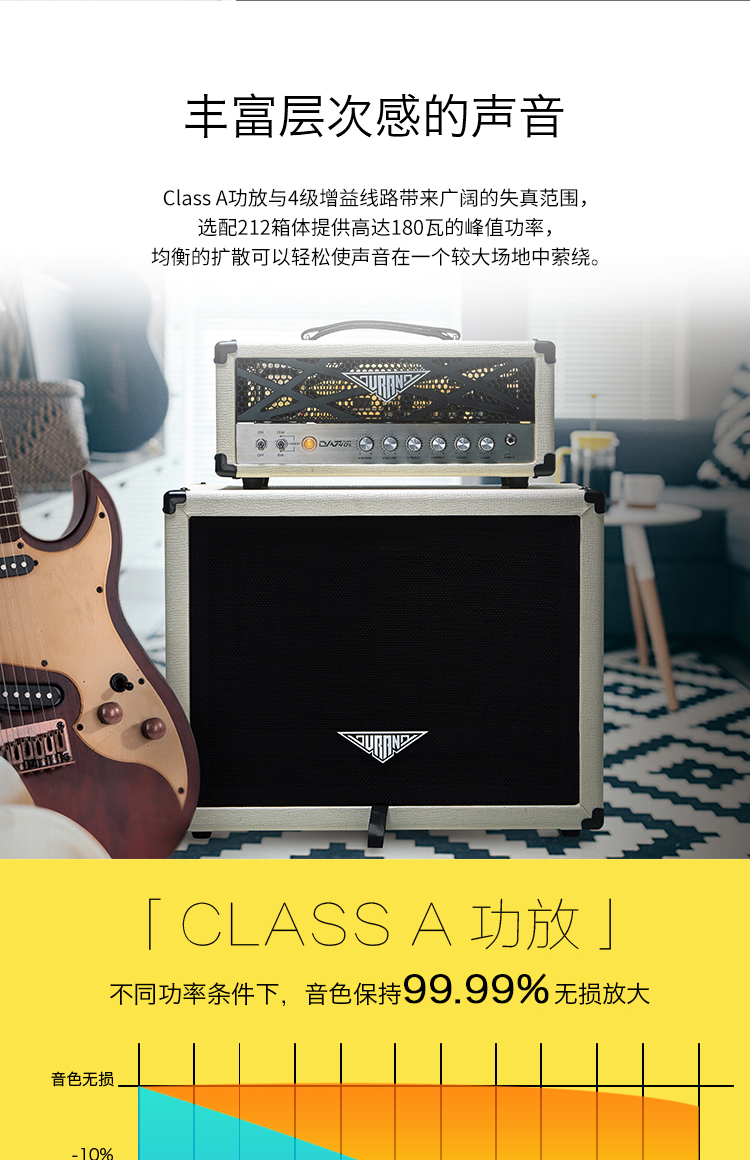 DURAND Durand DAT40S Tube Guitar Guitar Ban nhạc Diễn tập Trình diễn Guitar Sound - Loa loa loa 5.1
