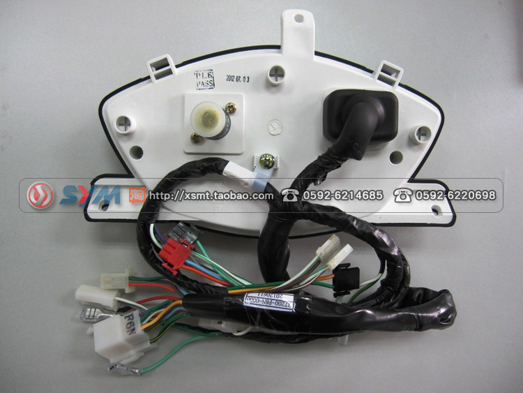 SYM Xia Xing Sanyang Đầu máy xe lửa đôi sang trọng Master GR125 LCD - Power Meter đồng hồ tua máy