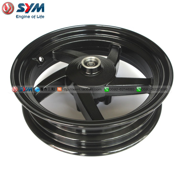 SYM Xia Xing Sanyang Đầu máy XS150T-8 CROX Xiaogang Man Bánh trước Hub Vòng thép - Vành xe máy giá vành xe honda