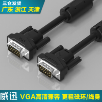 Wei Xun VGA line computer monitor cable data extension line projector HD video line 1 5 meters 3 meters