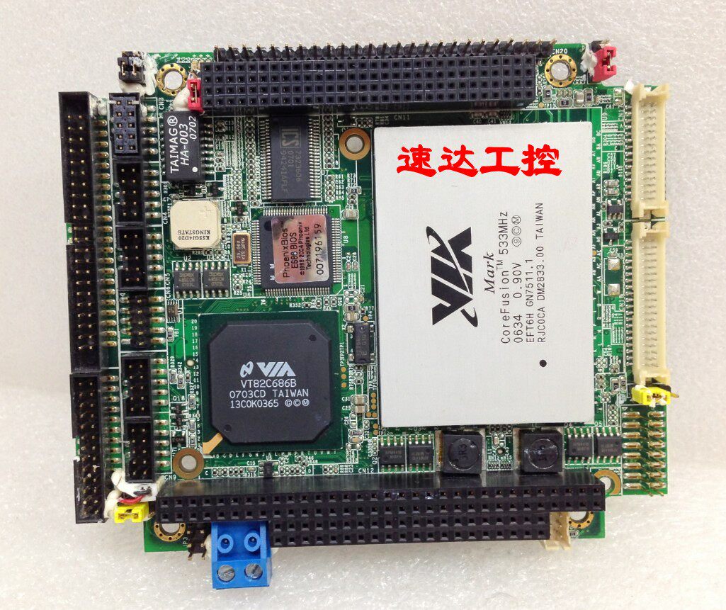 Research and development board load VIA PFM-550S REV A1 Industrial equipment 104 board matching memory with radiators negotiable