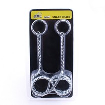 Competition-grade snake steel chain stainless steel UXTP chain necklace medium and large dog supplies circle training dog leash pet hair-free