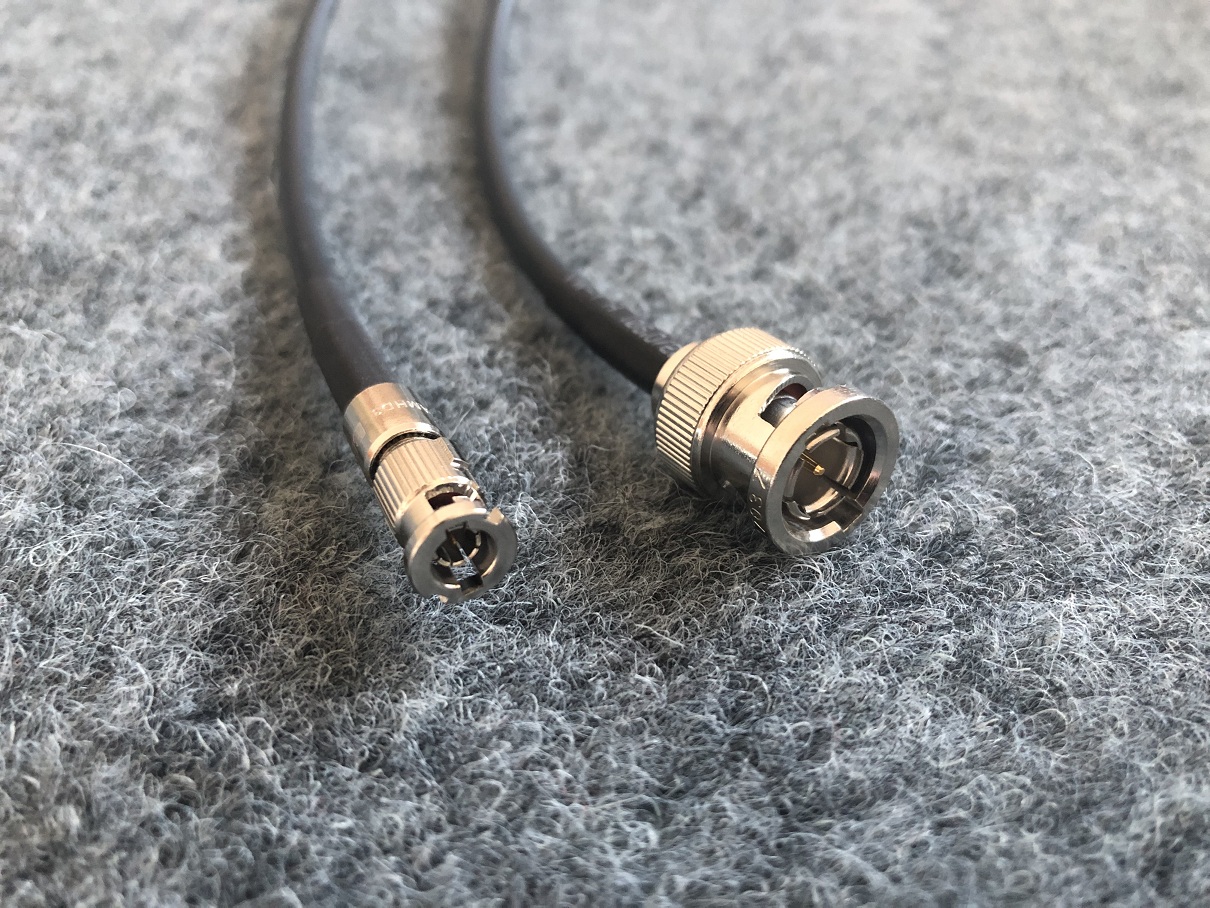 Imported high-definition HD BNC transSDI BNC belden1855A Mini mini-BNC small Q4 connection line