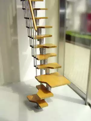 Hengyu Stairs Factory Direct Neck Stairs Left and Right Steps Stairs Mary pvc Handrail Guardrail