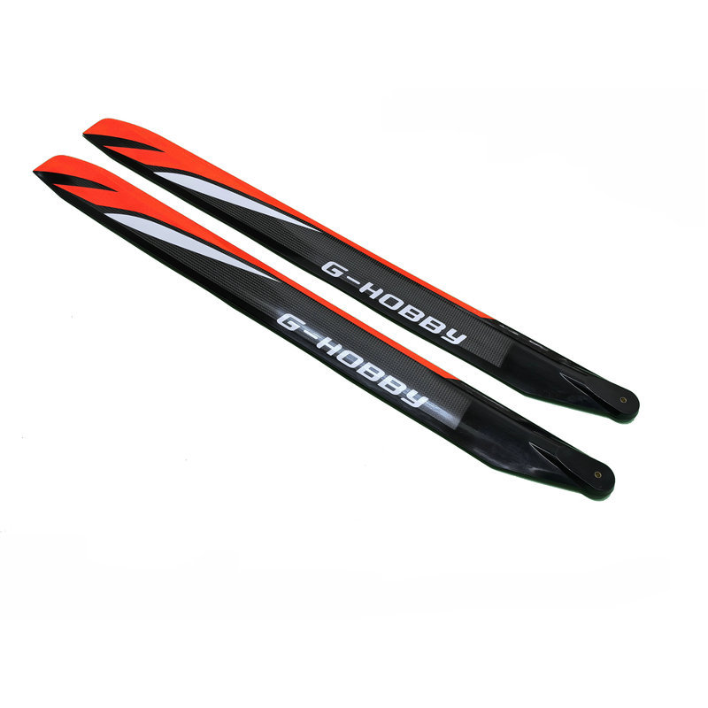 2025 Model 700mm Carbon Fiber Propeller, Suitable for Gutian and Other 700 Helicopters, Carbon Fiber Large Propeller Without Outrunner, Carbon Fiber Main Rotor