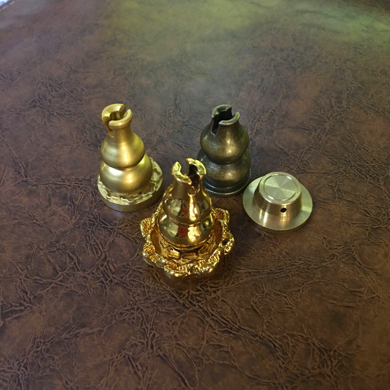 Black sandalwood plug pure copper porous with magnetic incense burner Lion head finger incense holder Plug incense holder Mini incense burner Incense road