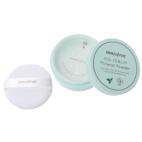 Hàn Quốc innisfree Phong cách khoáng chất bạc hà / bột mật ong kiểm soát trang điểm phiên bản giới hạn phấn phủ cho da nhạy cảm
