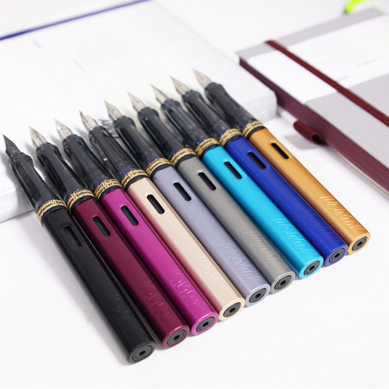 German Original Lamy Al-Star Fountain Pen Pacific Azure Blue Star Pink Bronze Black