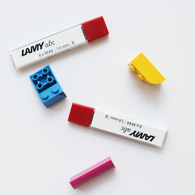 LAMY Ling Mei M44 Children's live automatic pencil ABC refill stand-in core 1 4mm box 6 German imports