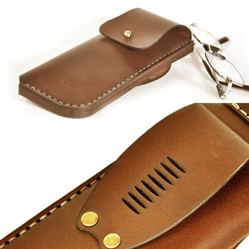 Ремень, кожаные оригинальные ретро очки ручной работы подходит для мужчин и женщин, из натуральной кожи