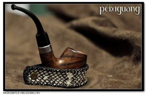 Кожа змеи, полноценная ручная работа, ведро дыма, ретро -роскошная труба, трубные кронштейны и бойцы чистая ручная работа