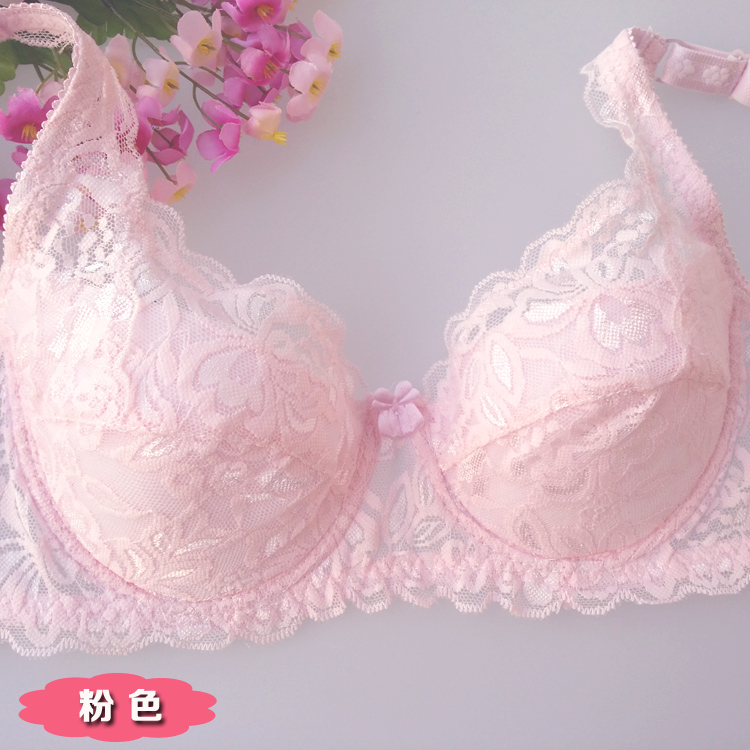 V-loại siêu mỏng đầy đủ cup thoải mái thở nhỏ màu trắng sexy ren ladies đồ lót áo ngực tập