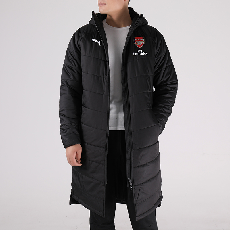 Puma áo ngựa nam 2018 thu đông mới ấm áp áo trùm đầu giản dị quần áo thể thao cotton 753239-04 áo phao gile