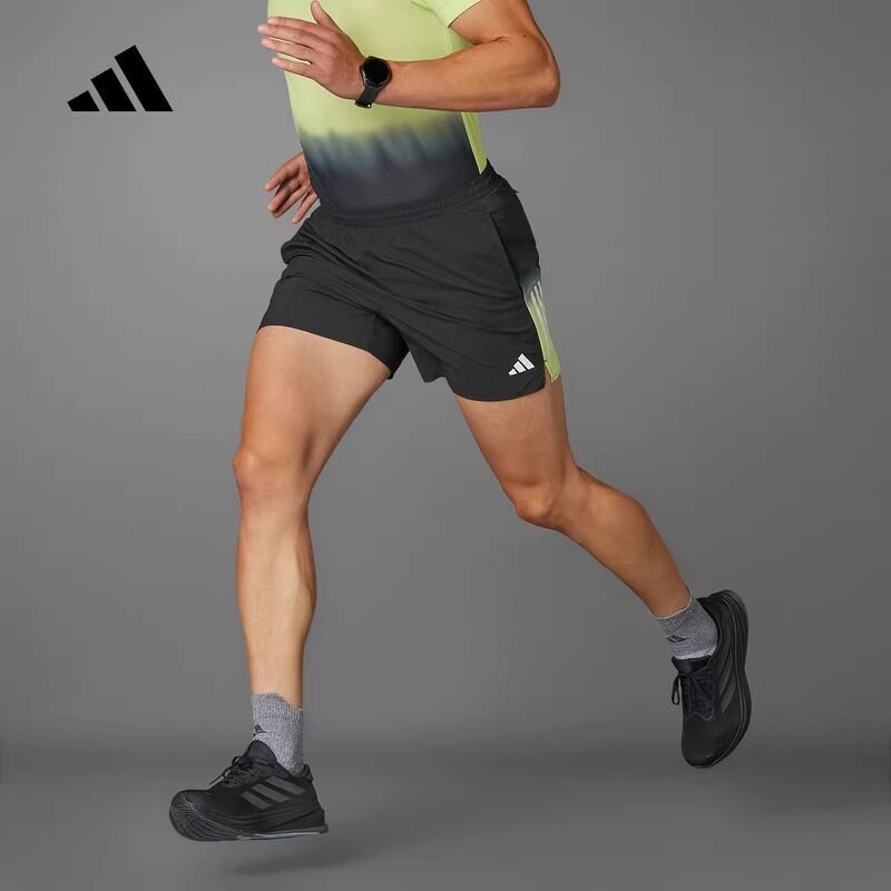 Adidas Genuine Men's Pants 2026 Summer New Running Fitness Woven Quick-Drying Shorts Jc9890